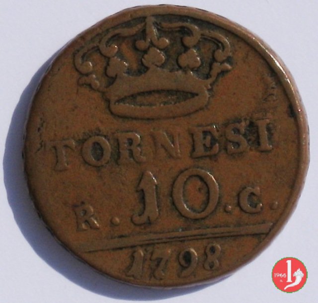 10 Tornesi 2° tipo 1798 (Napoli)