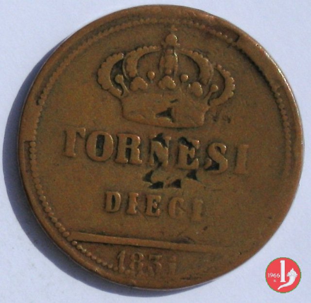 10 Tornesi 1831 (Napoli)