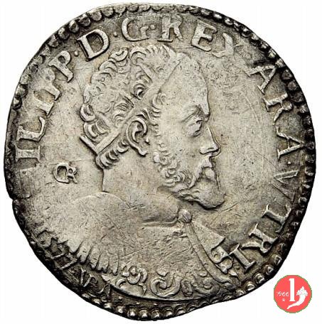 1/2 Ducato con testa radiata 1577 (Napoli)