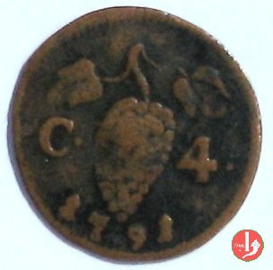 4 Cavalli con grappolo d'uva 1791 (Napoli)