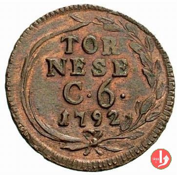 Tornese 3° tipo 1792 (Napoli)