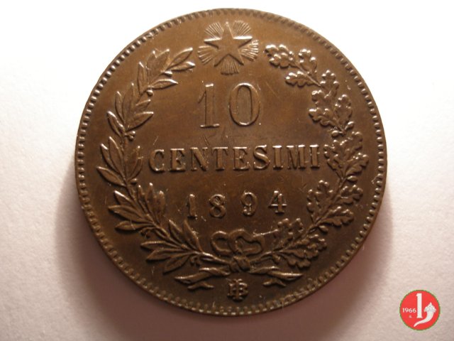 10 centesimi 1894 (Birmingham)