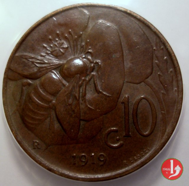 10 centesimi ape 1919 (Roma)