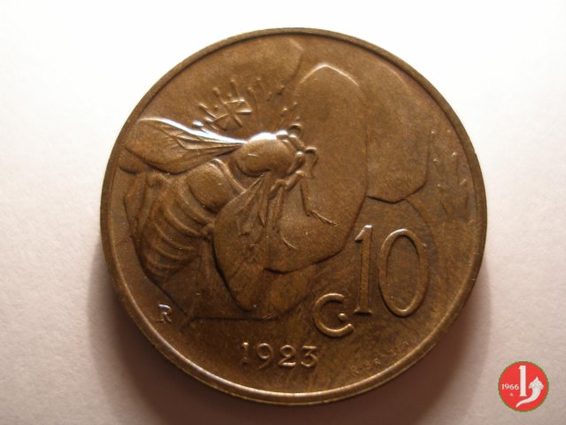 10 centesimi ape 1923 (Roma)