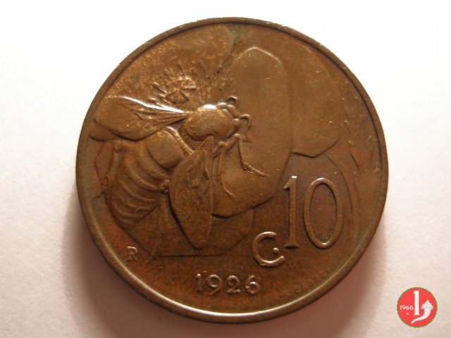 10 centesimi ape 1926 (Roma)