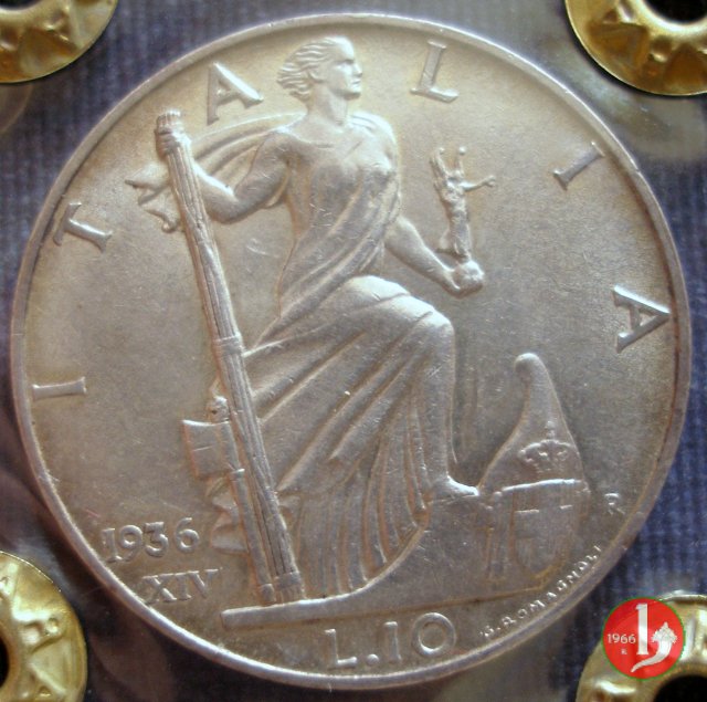 10 lire impero 1936 (Roma)