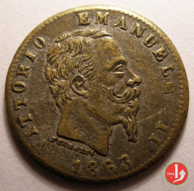 20 centesimi valore 1863 (Milano)