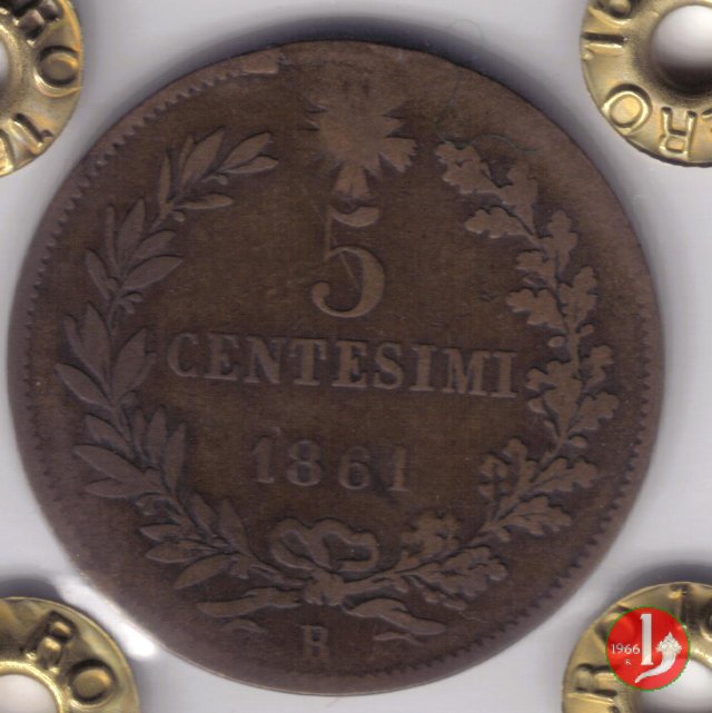 5 centesimi 1861 (Bologna)