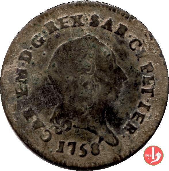 2,6 soldi 1758 (Torino)