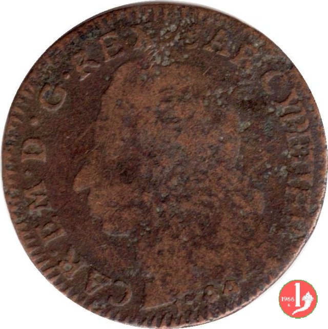 5 Soldi III tipo 1744 (Torino)