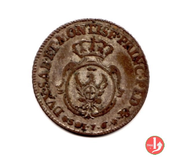 7,6 soldi 1757 (Torino)