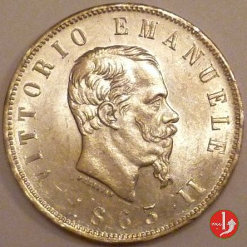 2 lire valore 1863 (Napoli)