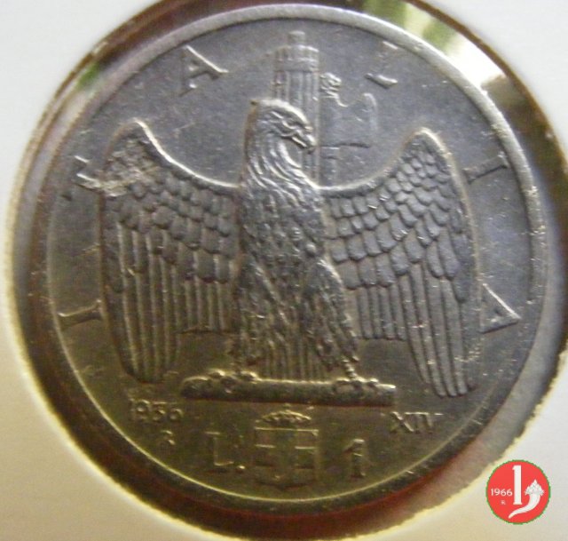 1 lira Impero 1936 (Roma)