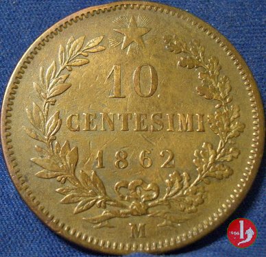 10 centesimi 1862 (Milano)