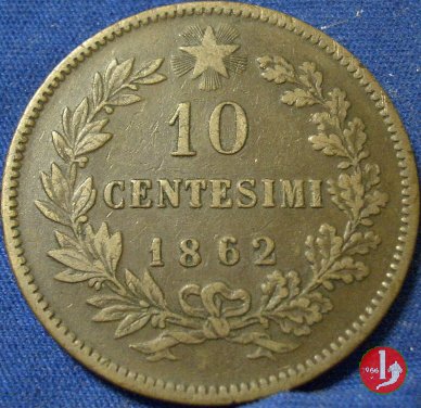 10 centesimi 1862 (Strasburgo)