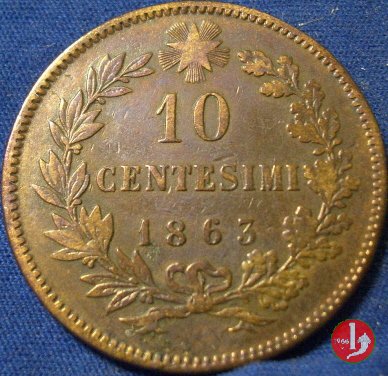 10 centesimi 1863 (Strasburgo)