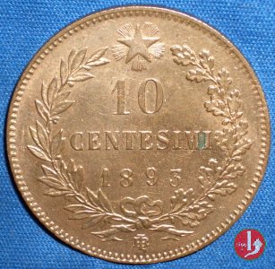 10 centesimi 1893 (Birmingham)