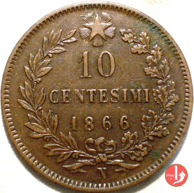 10 centesimi 1866 (Napoli)