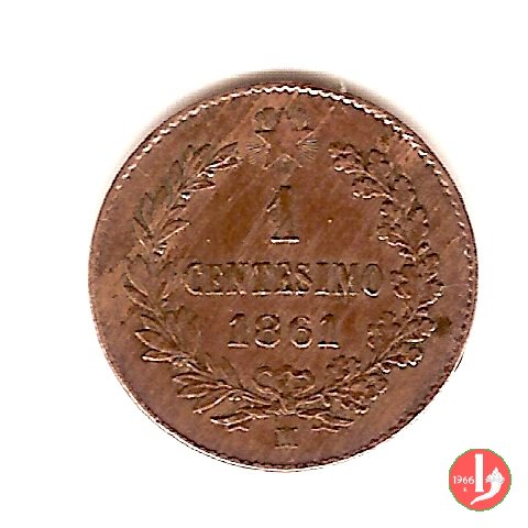 1 centesimo 1861 (Milano)