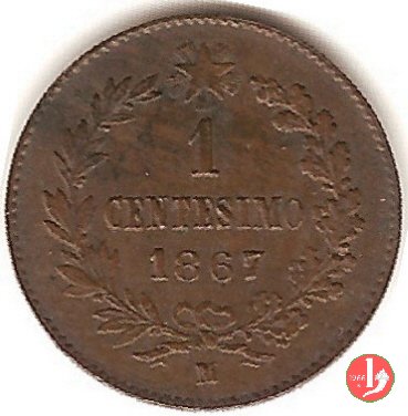 1 centesimo 1867 (Milano)