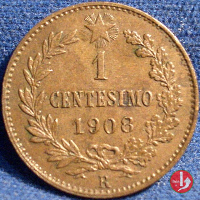 1 centesimo valore 1908 (Roma)