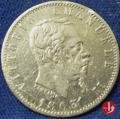 20 centesimi valore 1863 (Torino)