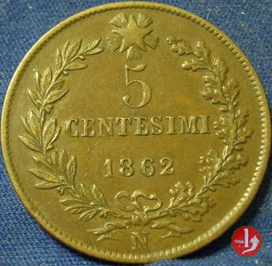 5 centesimi 1862 (Napoli)