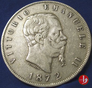 5 lire o scudo 1872 (Milano)