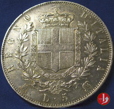 5 lire o scudo 1873 (Milano)