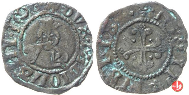 Denaro (tipo con velo annodato) 1412-1447 (Milano)