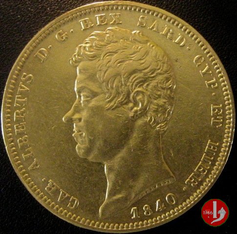 100 lire 1840 (Genova)