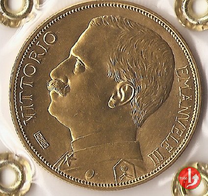 100 lire d'oro aratrice 1912 (Roma)