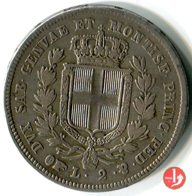 2 lire 1836 (Torino)