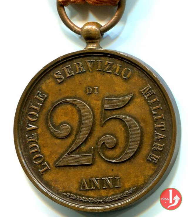 Premio per 25 Anni di Servizio Militare -181 1834 (Napoli)