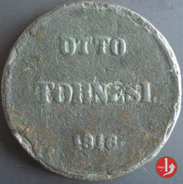 8 Tornesi 1816 (Napoli)