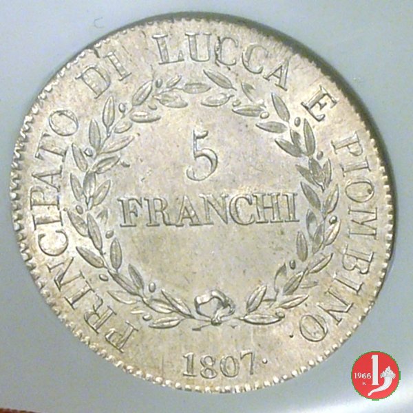 5 franchi 1807 (Firenze)