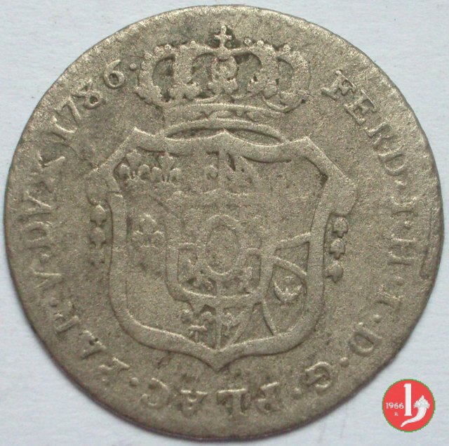 Mezza lira di Piacenza 1786 (Parma)