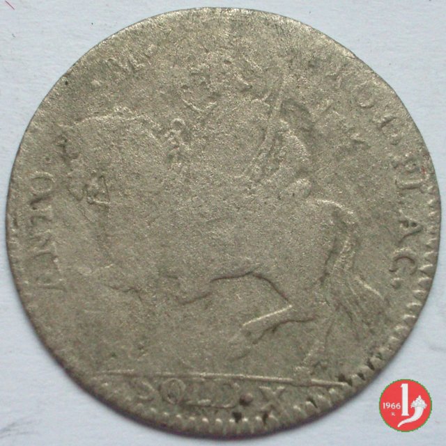 Mezza lira di Piacenza 1786 (Parma)