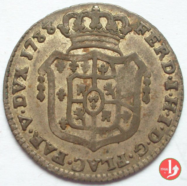 Mezza lira di Piacenza 1788 (Parma)