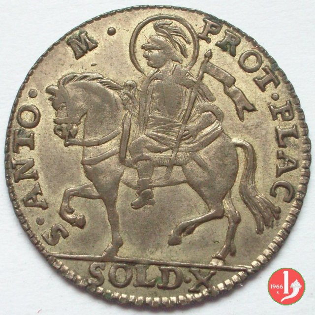 Mezza lira di Piacenza 1793 (Parma)