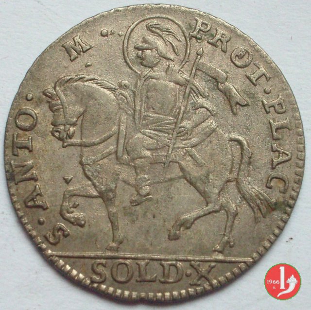 Mezza lira di Piacenza 1795 (Parma)