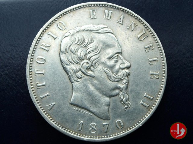 5 lire o scudo 1870 (Roma)