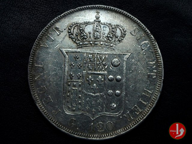 Piastra da 120 Grana 1840 (Napoli)