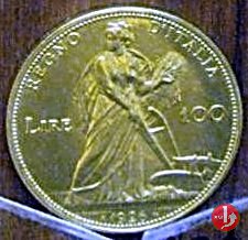 100 lire d'oro aratrice 1926