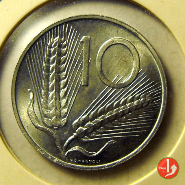 10 lire spighe 1965 (Roma)