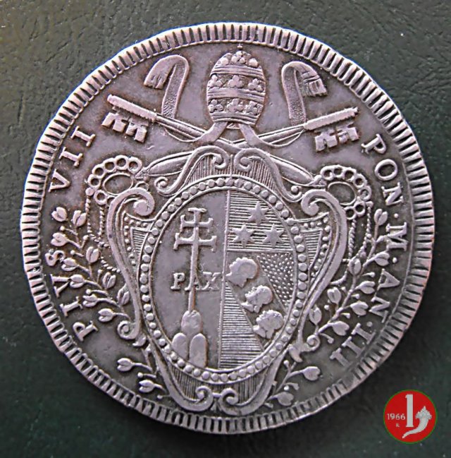 Scudo Romano del 2° tipo 1802 (Roma)