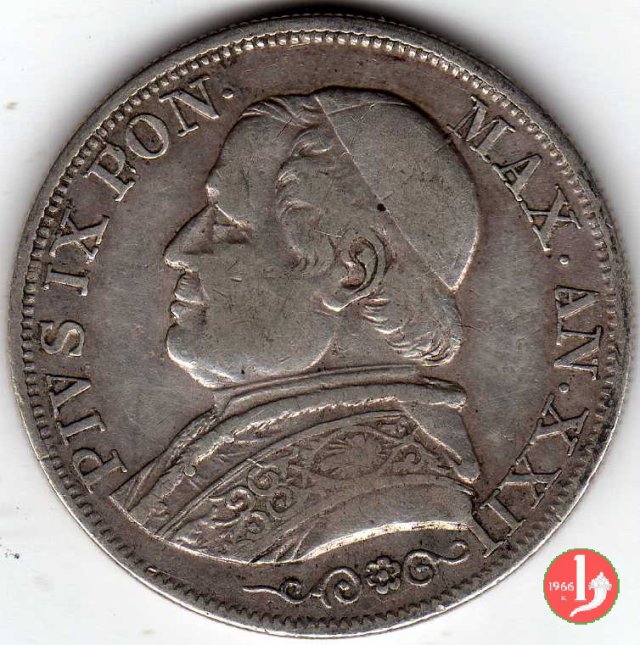 1 lira 1868 (Roma)