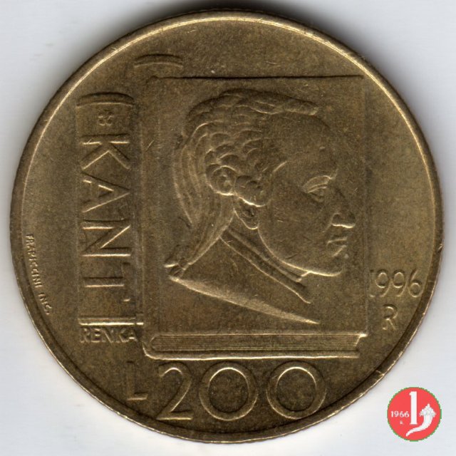 200 Lire 1996 (Roma)