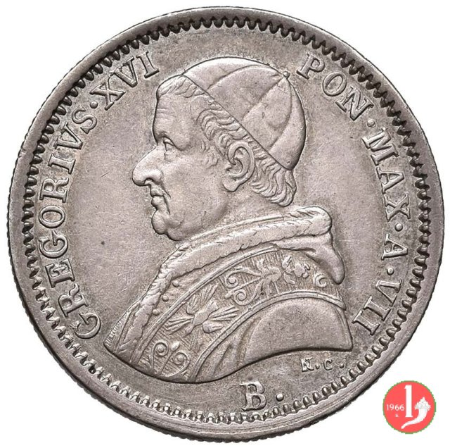 30 Baiocchi (Testone) 1837 (Bologna)