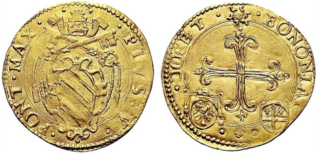 scudo d'oro del sole 1566-1572 (Bologna)